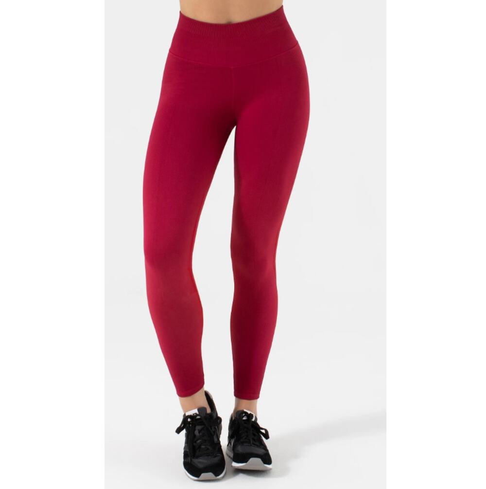 New NUX Women's Maroon High Rise Awakened Leggings Size L